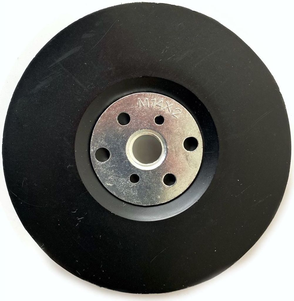 Stuetzteller-Schleifteller-115-M14-fuer-Winkelschleifer-Fiberscheiben