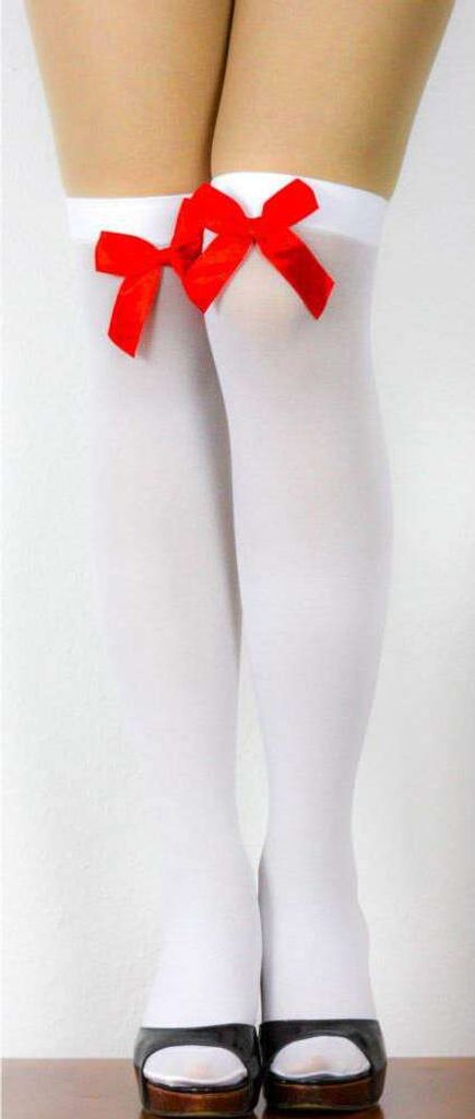 Oblique Unique Overknee Strümpfe Schleifen halterlos y Produktbild 