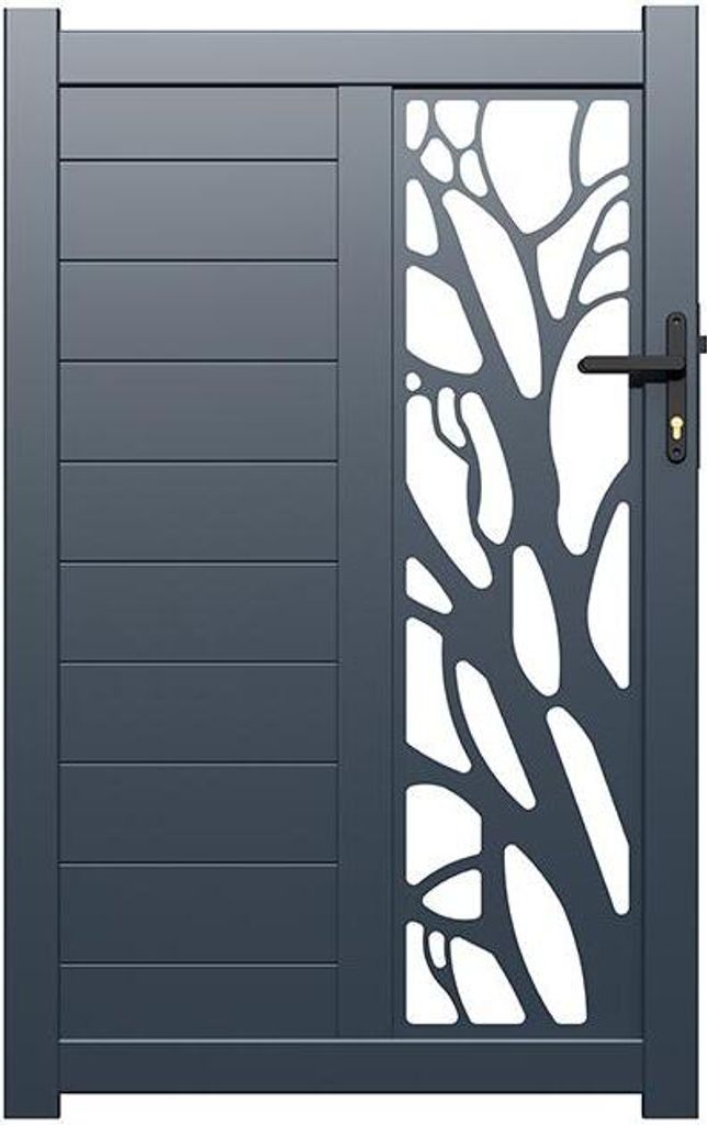 L.100 x H 164 cm anthrazit LABRIT II Aluminium Produktbild 
