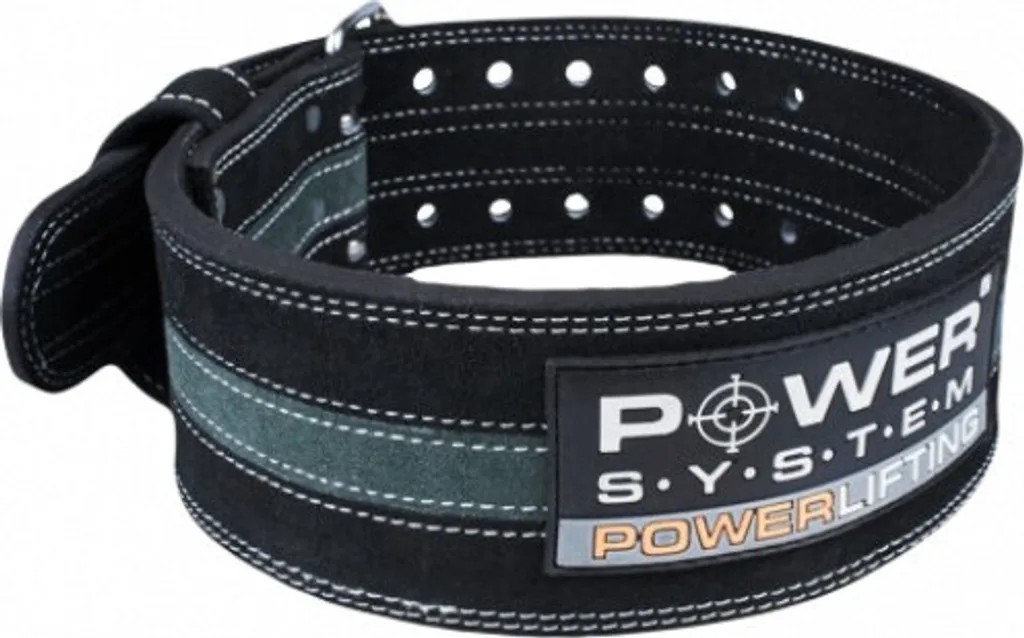 Ceinture de Force Haute Qualité PS 3800 Power System Cuir Gris M
