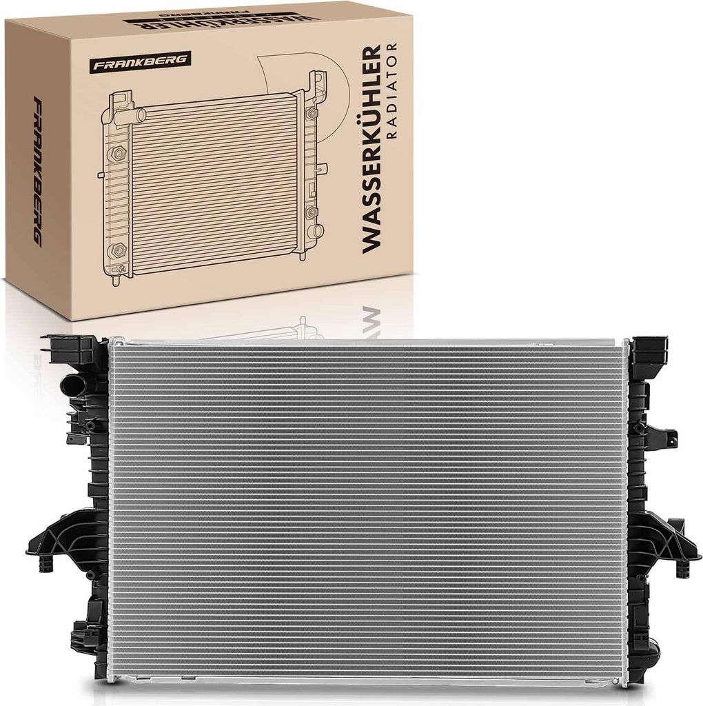 Frankberg 1x Kühler Wasserkühler Motorkühler für VW Transporter Caravelle T6 Multivan VI 2.0L