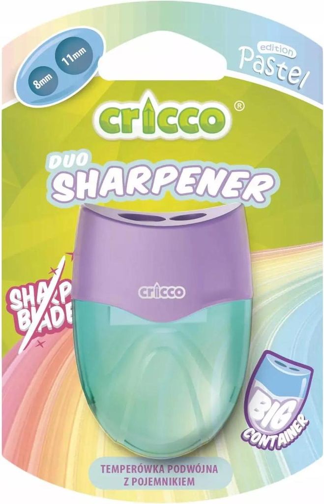 CRICCO ovaler Pastell-Doppelanspitzer