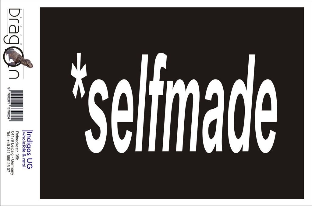 Aufkleber / Autoaufkleber - JDM / Die cut / Auto / OEM - Selfmade - 210x100mm schwarz - Heckscheibe / Heckscheibenaufkleber