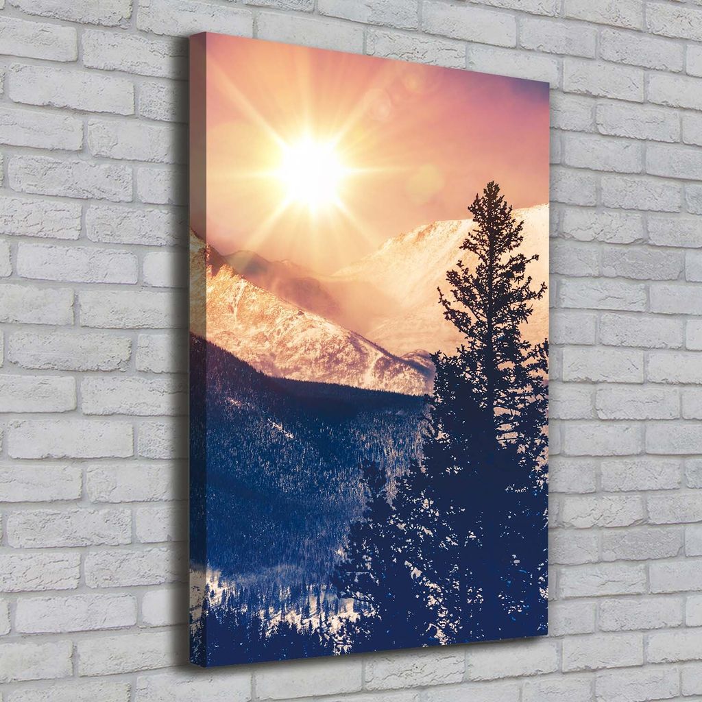 Tulup Leinwandbild - 70x100cm - Wandkunst - Drucke auf Leinwand - Leinwanddruck - Wohnzimmer Wanddekoration XXL - Wohnung Deko Kunstdrucke - Land...