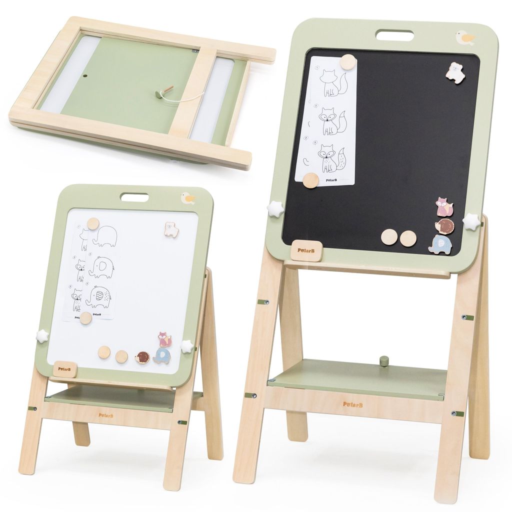 Tableau noir magnétique effaçable à sec en bois Viga Polarb Image du produit 