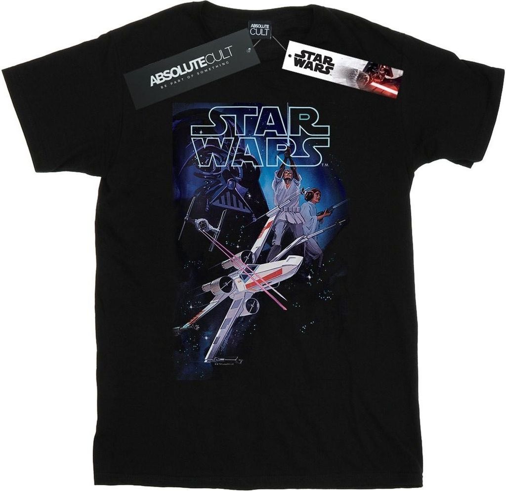 Star Wars - "Flying Model Rocket" T-Shirt für Herren BI46594 (5XL) (Schwarz)