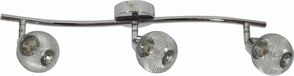 Luminaire de plafond NOVEL 3 lumières G9 design industriel élégant
