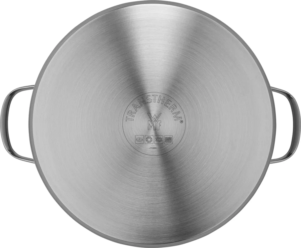 WMF Compact Cuisine Pentola Per Carne 24 Cm - Acciaio Inox 5,6 L Con Coperchio In Vetro - Adatta A Induzione, Impilabile - 4