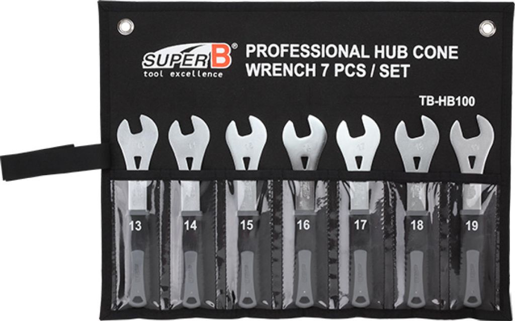 SUPER B Schlüsselsatz - WRENCH SET HB100 - Silber
