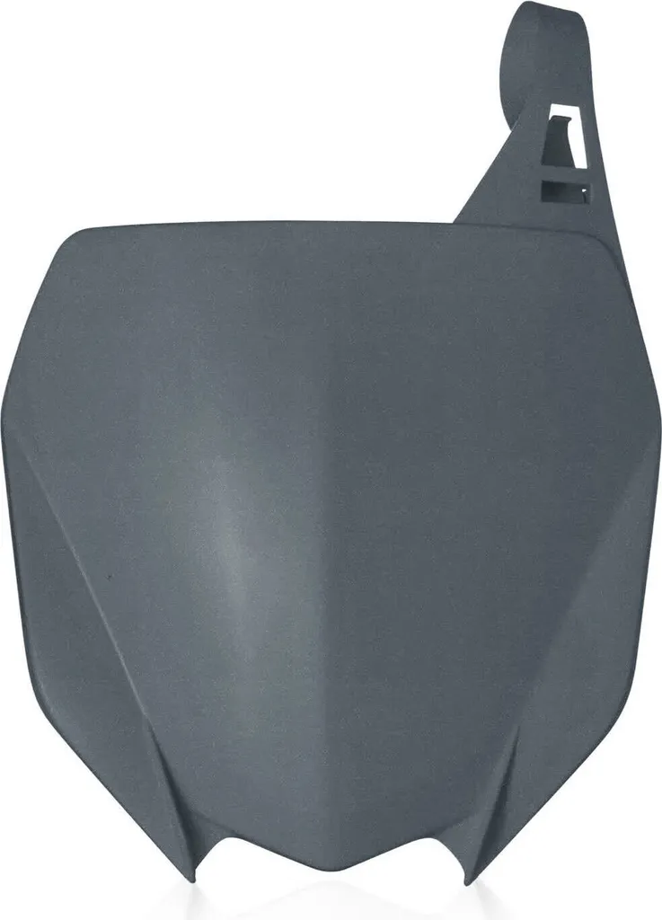 Plaque d'immatriculation Acerbis gris métal pour Yamaha YZ et WRF