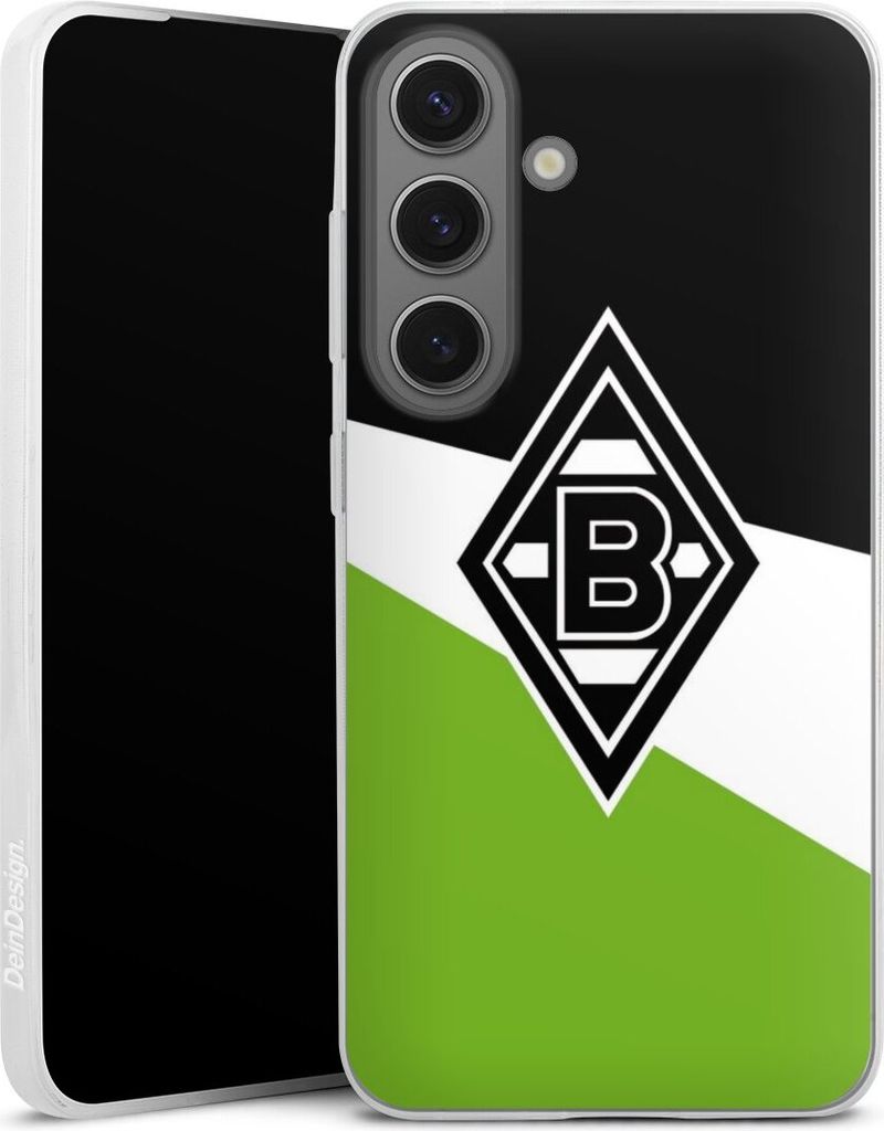 DeinDesign Slim Hülle für Samsung Galaxy S25 Silikon Case Ultra Dünn Handyhülle Borussia Mönchengladbach Gladbach Offizielles Lizenzprodukt