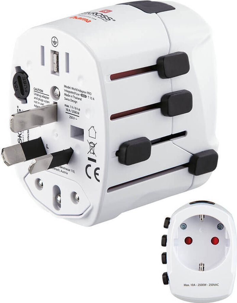 Weltreiseadapter "World Travel Pro", 3-polig (00223471) Produktbild 4