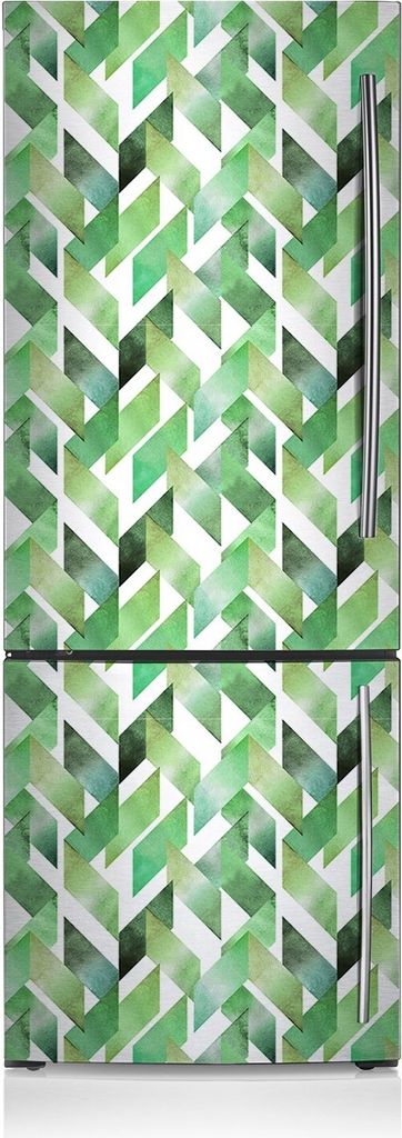 Kühlschrankmagne Kühlschrank Aufkleber Magnetfolie Dekoration 60x180 cm - Herringbone-Herringbone.