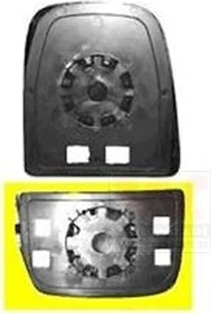 Miroir de rétroviseur gauche complet Iveco Daily IV Fourgon noir
