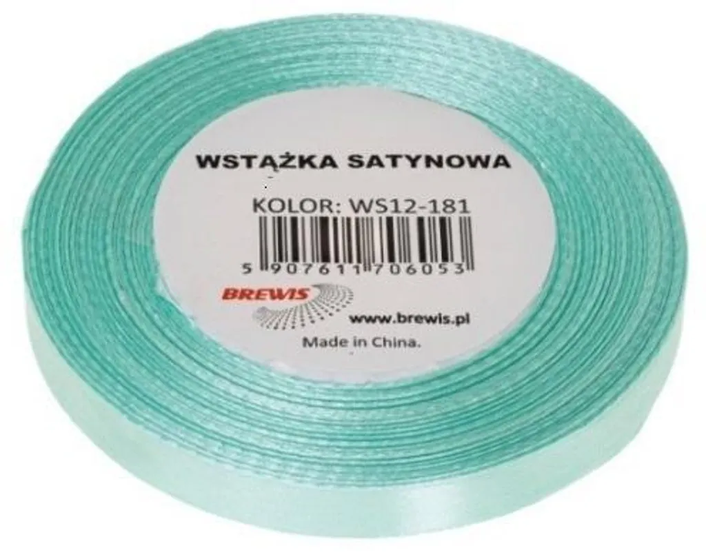 Nastro di Raso Menta 38mm x 32m | Rotolo Satinato per Bomboniere