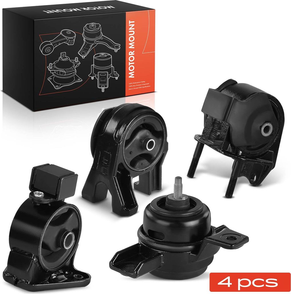 Frankberg 3x Motorlager+1x Getriebelagerlager Vorne und Hinten für Hyundai Santa Fé II CM KIA Sorento