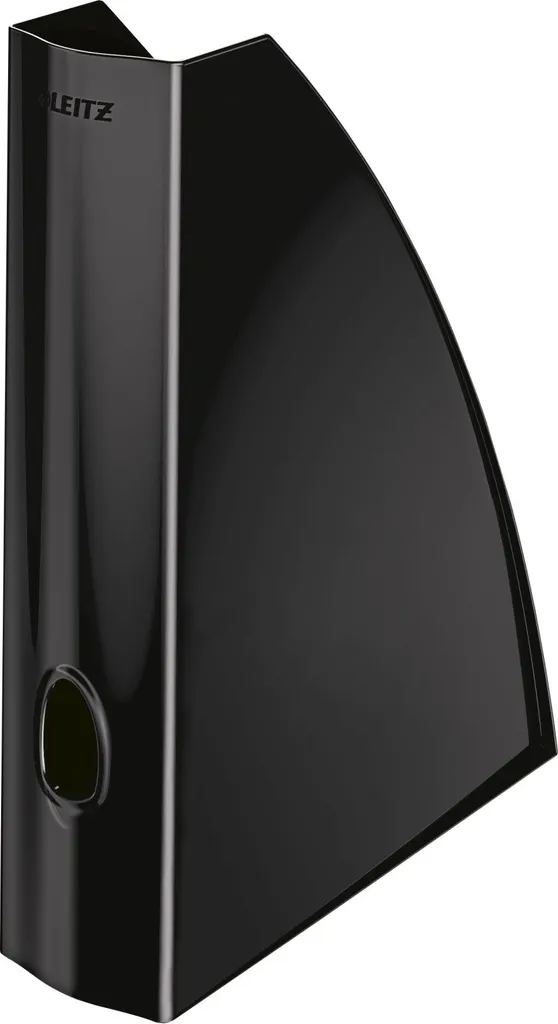 Porte-revues noir Leitz WOW pour rangement bureau télétravail et archives