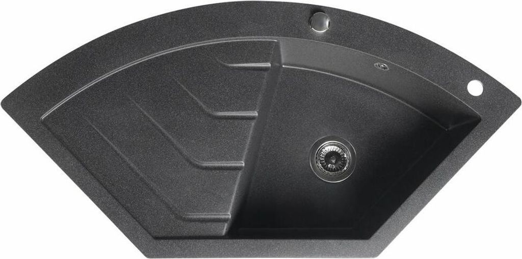 Lavelli Sapho - Lavello in granito, 1140x575 mm, nero Immagine del prodotto 