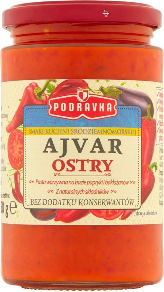 Podravka Ajvar Ostry 350 G Zdjęcie produktu 