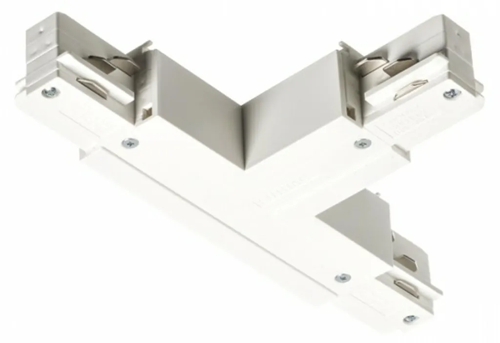 Connecteur T Gauche Rail Triphasé Blanc 230V : Finissez vos Angles R11335