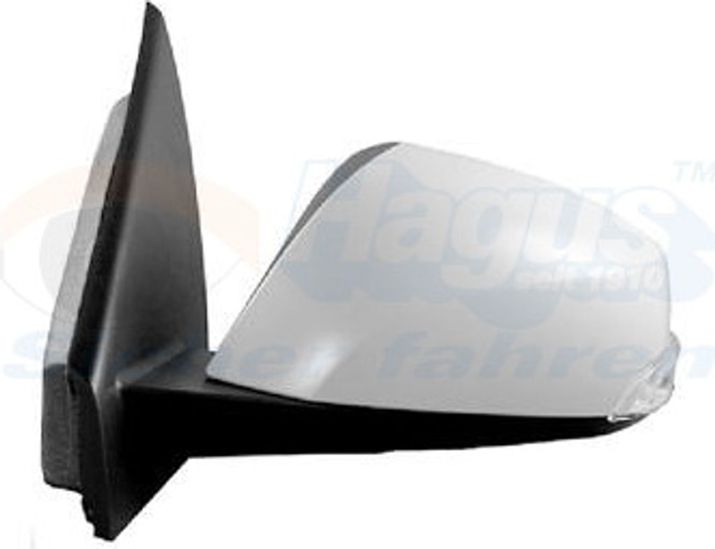 VAN WEZEL 4356807 Außenspiegel Seitenspiegel Links für RENAULT LAGUNA III Grandtour (KT0/1) Asphärisch Beheizt Grundiert
