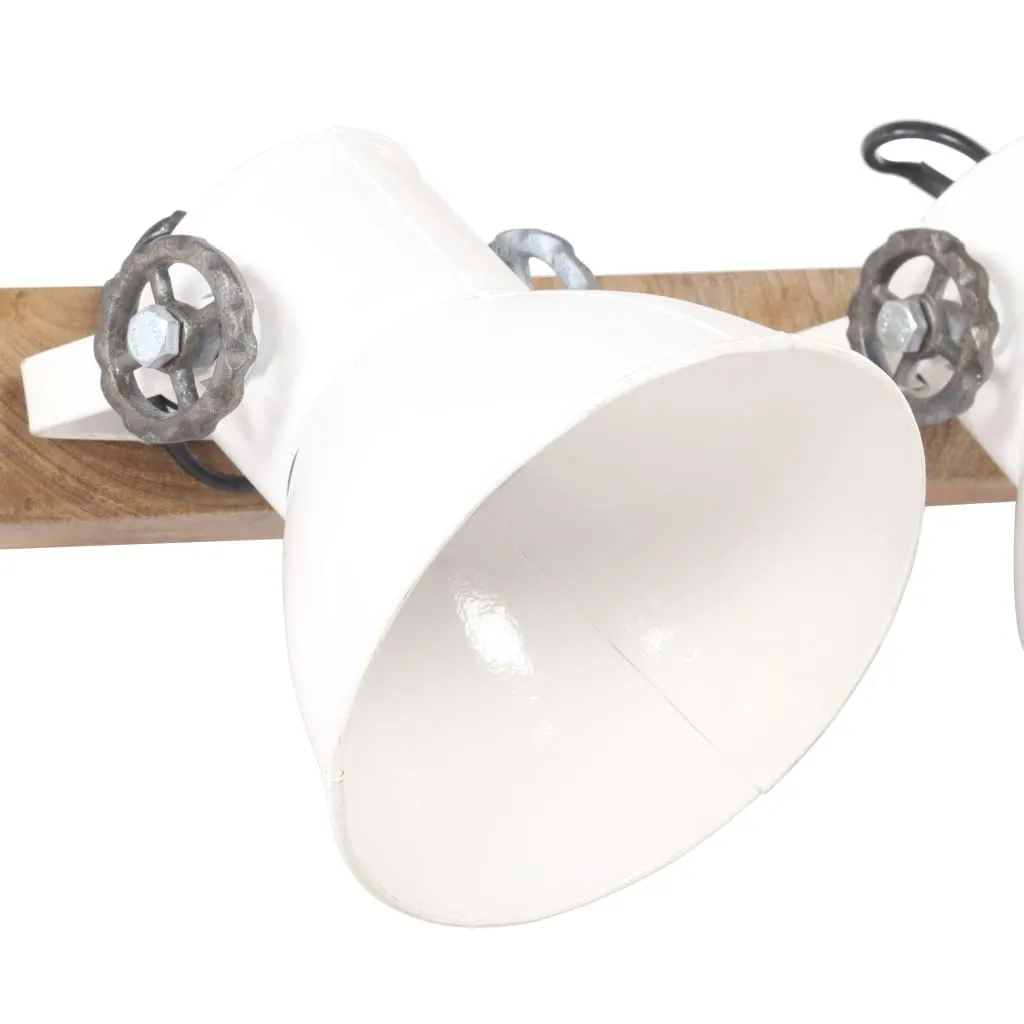 Lampe murale industrielle blanche 90 cm culot E27 éclairage intérieur - 3