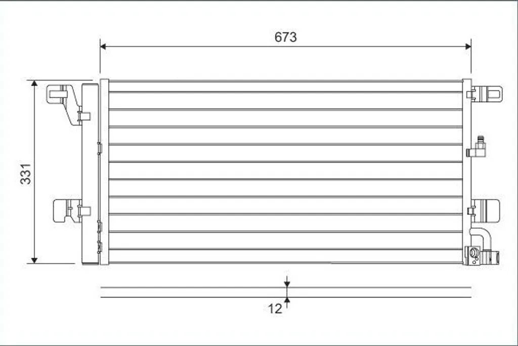 Condensateur de climatisation Audi A4 - Pièce de rechange pour type B8 B9