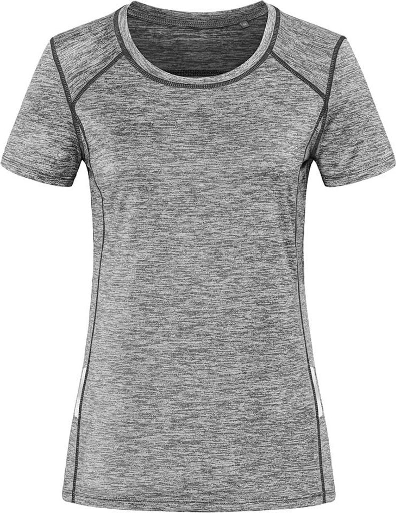 Stedman - T-Shirt, recyceltes Material für Damen - Sport AB513 (S) (meliert)
