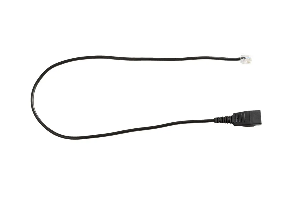 Câble Adaptateur Jabra QD vers RJ10 pour Téléphone Fixe de Bureau 0.5m