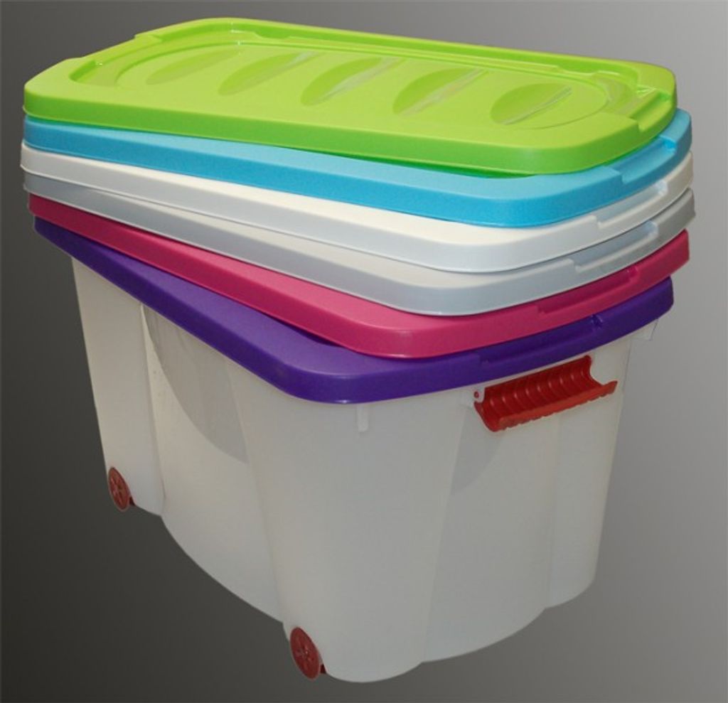Spielzeug - Rollenbox mit Griffen Deckel Rollbox Produktbild 