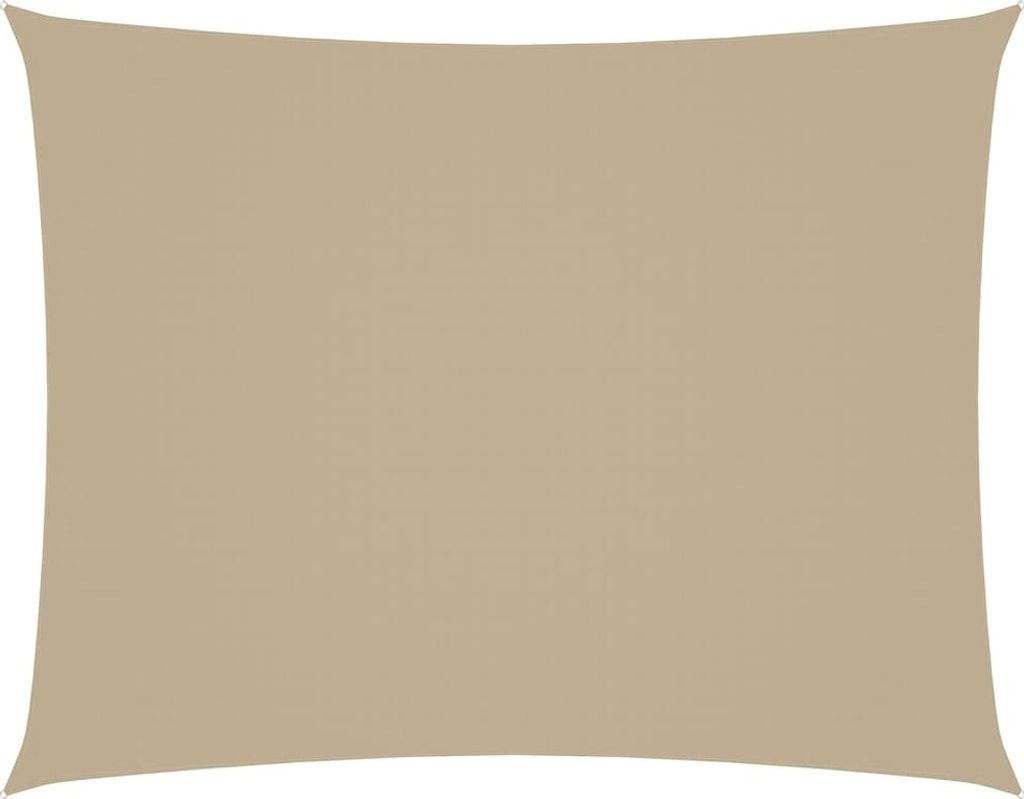 vidaXL Sun Sail Oxford Tessuto rettangolare 4x5 m Beige Immagine del prodotto 