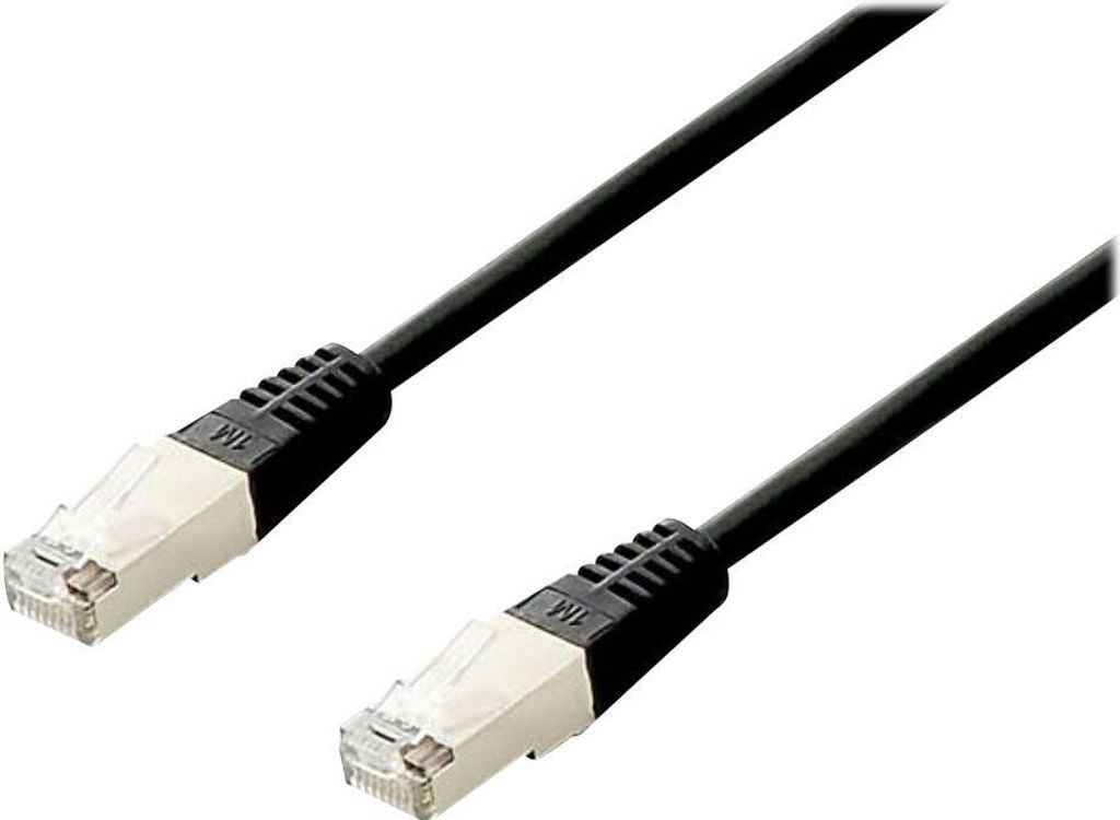 Equip Patchkabel Cat6A 10Stk S/FTP 2xRJ45 0.50m schw. Plat