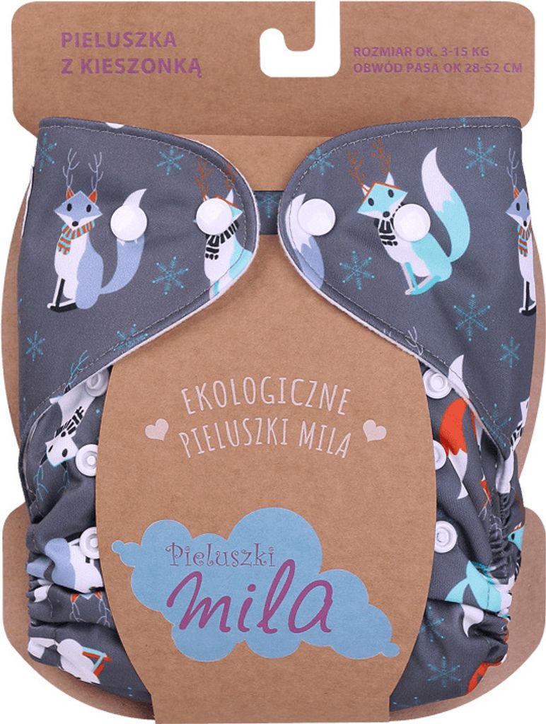 SIMED Mila Windelhose mit verstellbarer Größe und Windel, Katzen