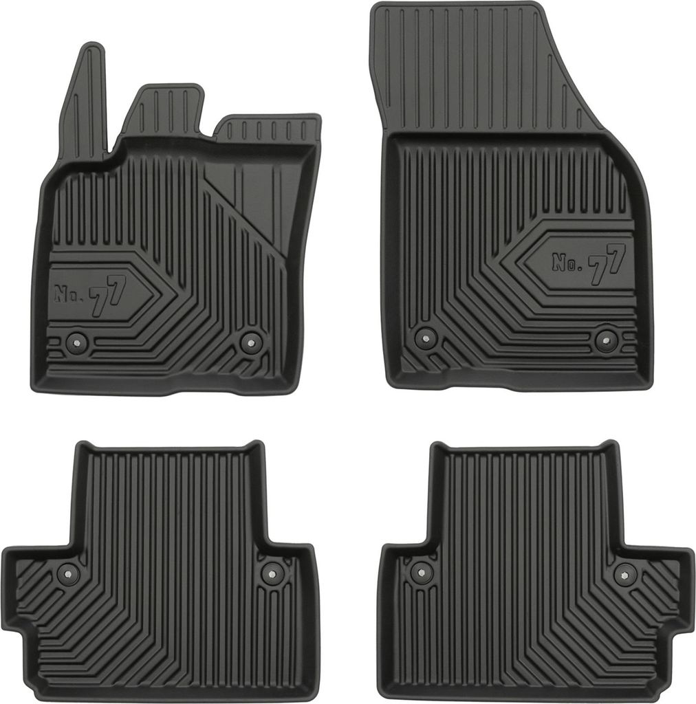 FROGUM Gummimatten Autofussmatten für Volvo C30 2006-2012