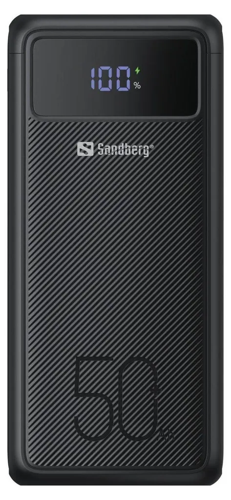Batterie de secours Sandberg 50000 mAh avec charge rapide 130W