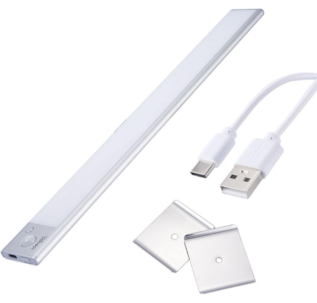 Flache Akku LED-Lichtleiste, 40cm mit Bewegungssensor, 120 Produktbild 