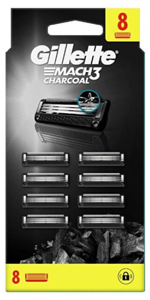 Gillette Mach3 Charcoal Ersatzkopf - Variante: 5 ks