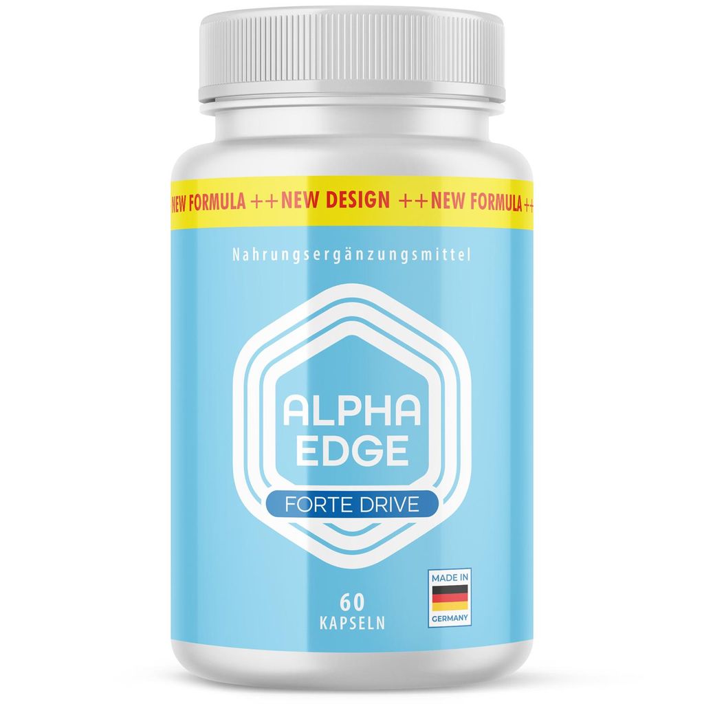 Alpha Edge Forte Drive Kapseln | Mit Maca, L Arginin, L Produktbild 