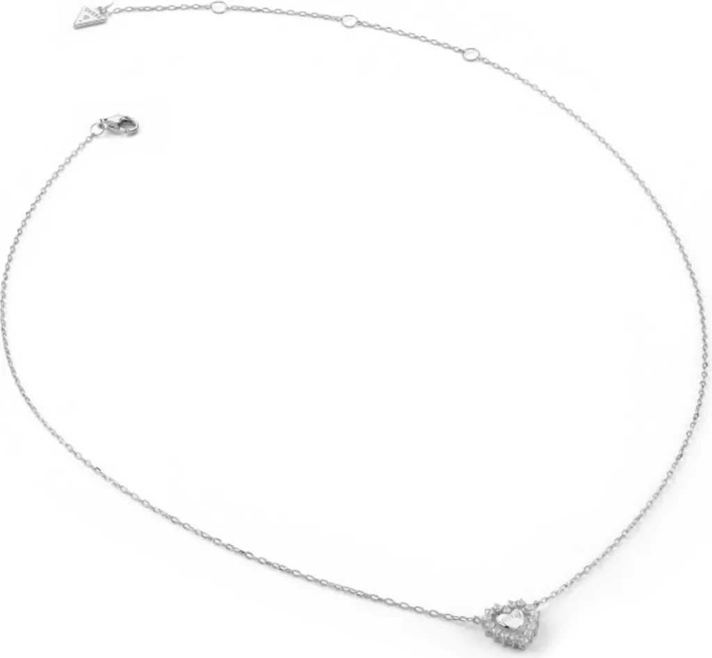 Bijou femme Collier Guess Jardin avec cristaux et détails de fleurs
