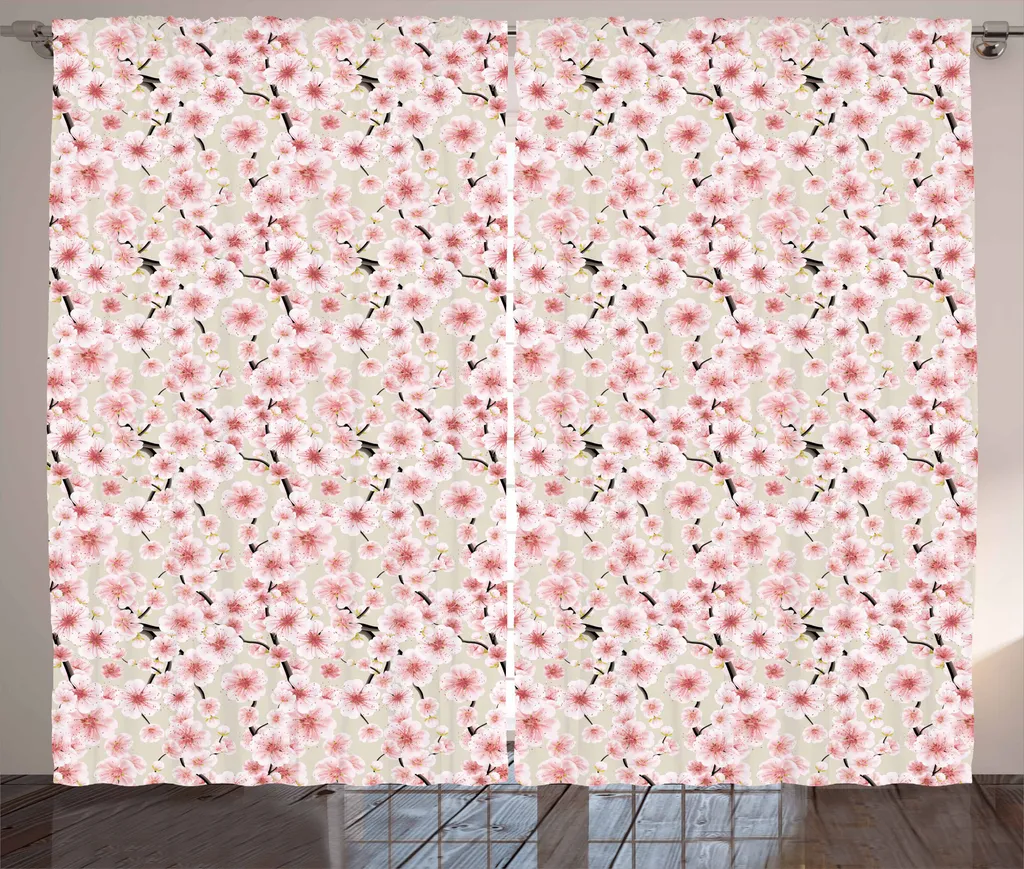 Tenda Abakuhaus Fiori di Ciliegio 280x175 cm - Arredo Rustico Camera