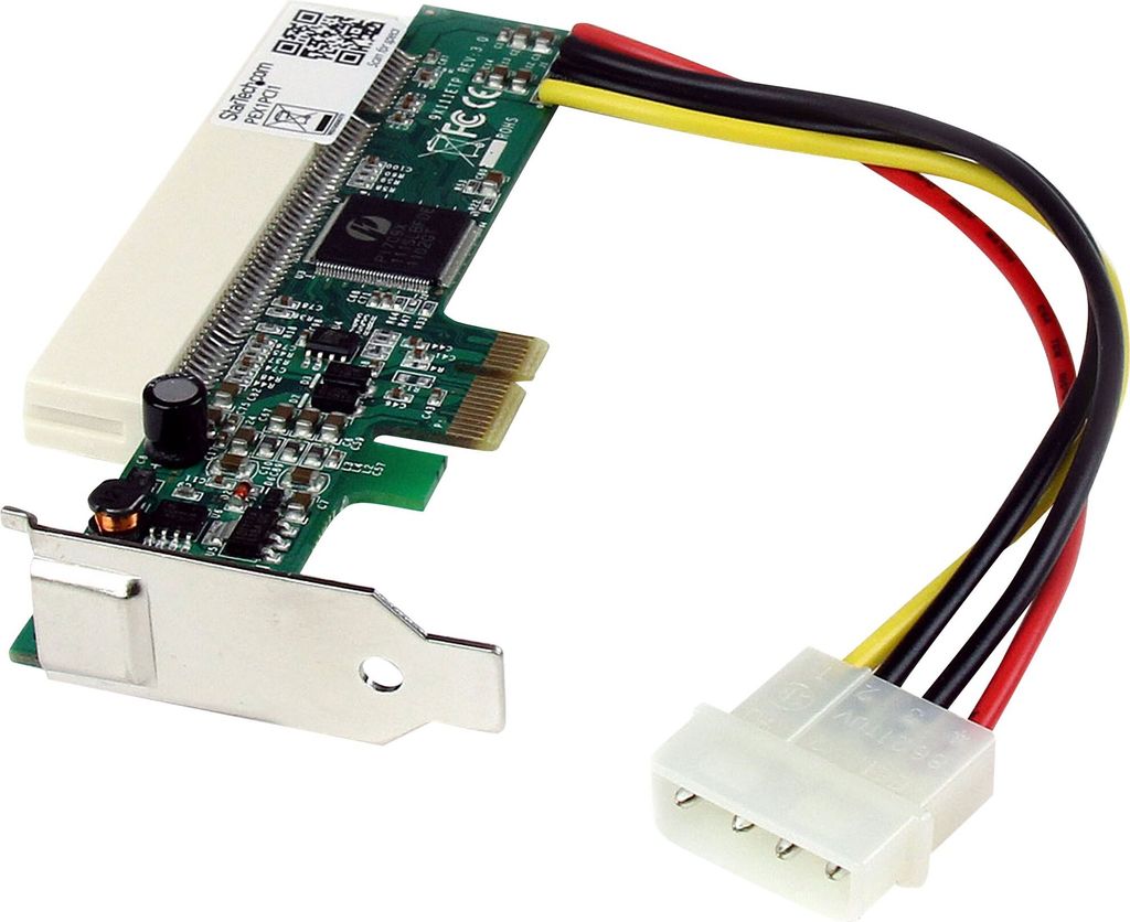 StarTech.com PCIe zu PCI 32-bit Adapter PEX1PCI1 - Rote Computerkarte
