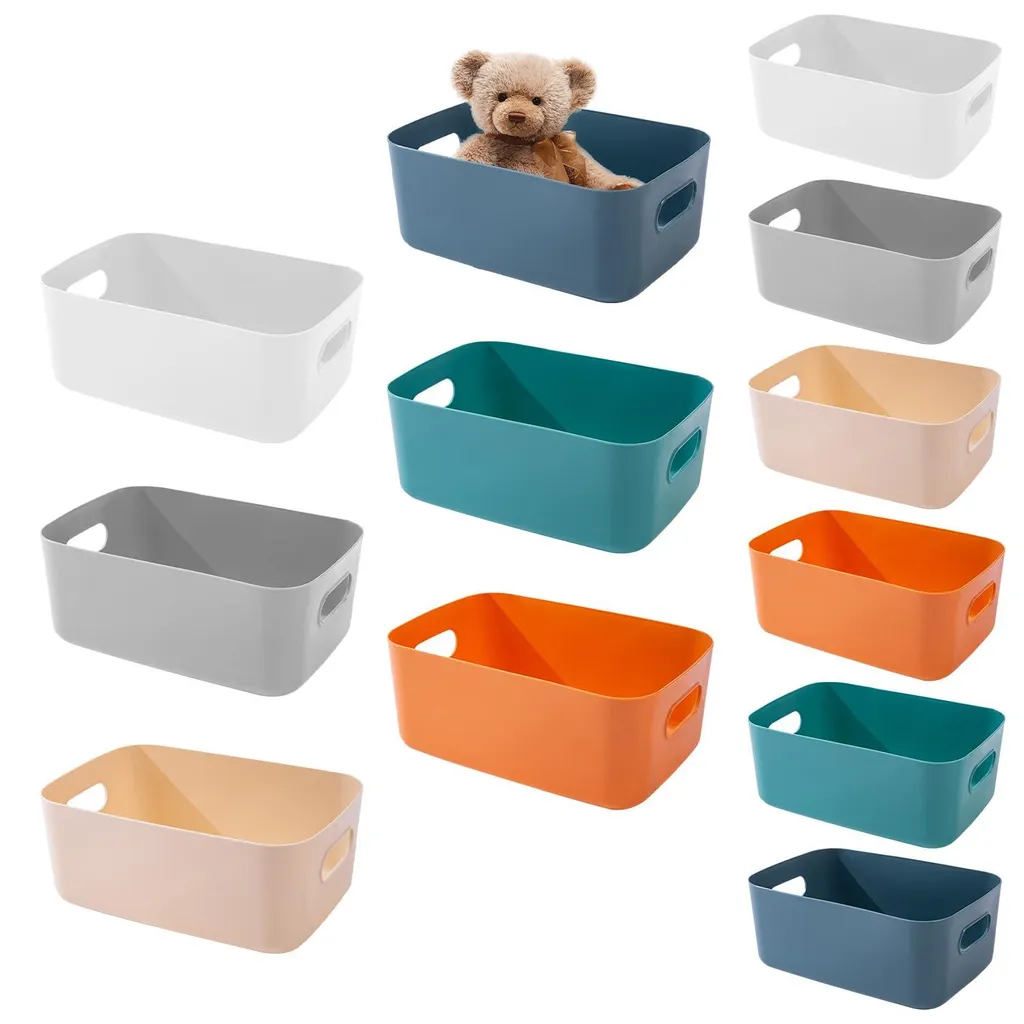 Lot de 12 Paniers de Rangement avec Poignées - Organisation Tiroirs