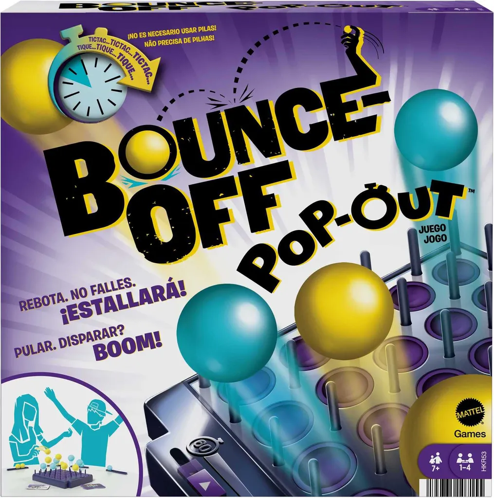 Bounce Off Revival Jeu d'Action Pop Out et de Réflexion pour la Famille
