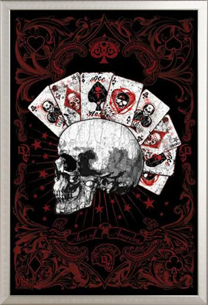 Poster Encadré Alchemy Aces Of Anarchy Vitre Acrylique et Cadre en Alu