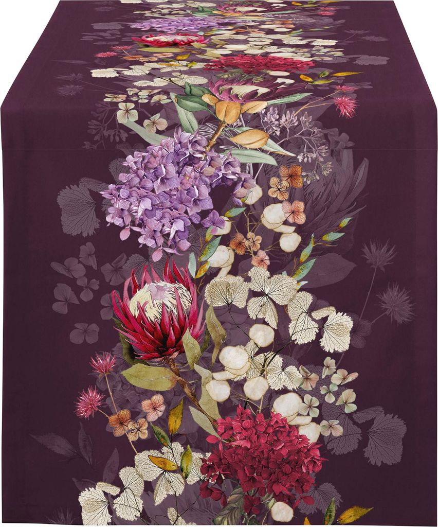 Apelt Tischläufer Season" Violett-bunt 48x140 cm"
