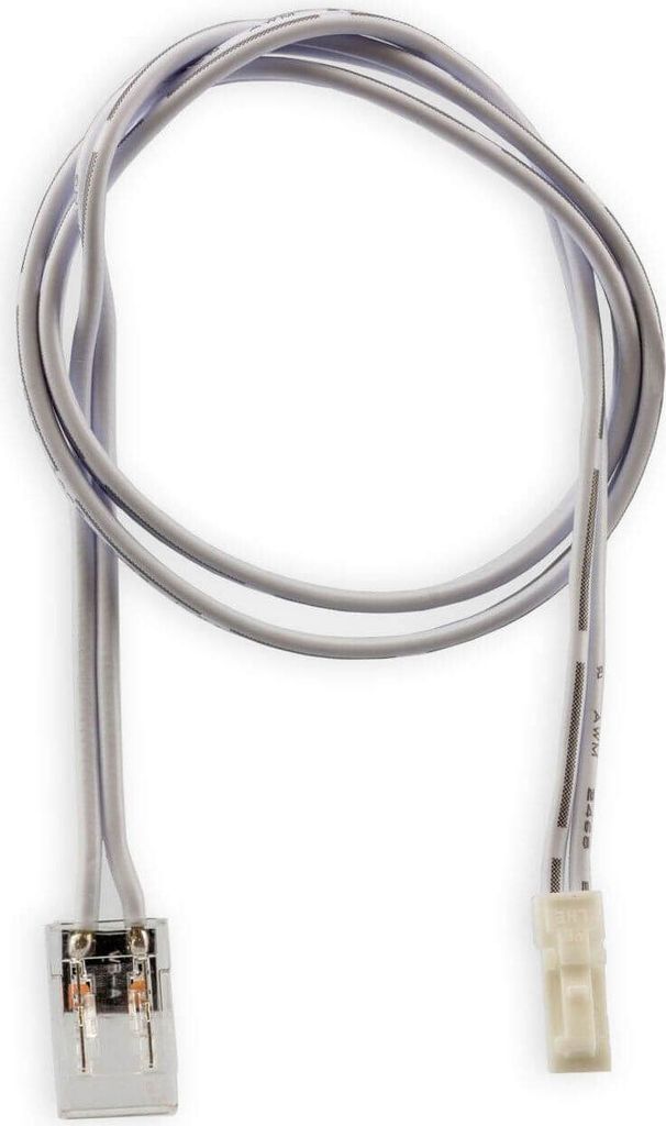 ISOLED MiniAMP male-Stecker zu Kontakt-Kabelanschluss (max. 3A) K2-28 für 2-pol IP20 Stripes 8mm