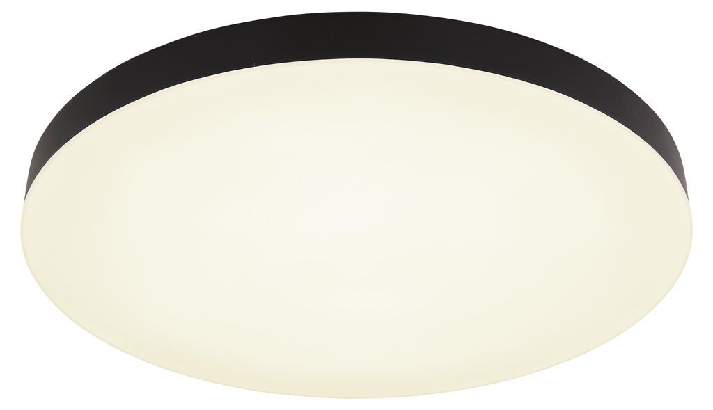 Globo Lighting Deckenleuchte Kunststoff schwarz matt, LED