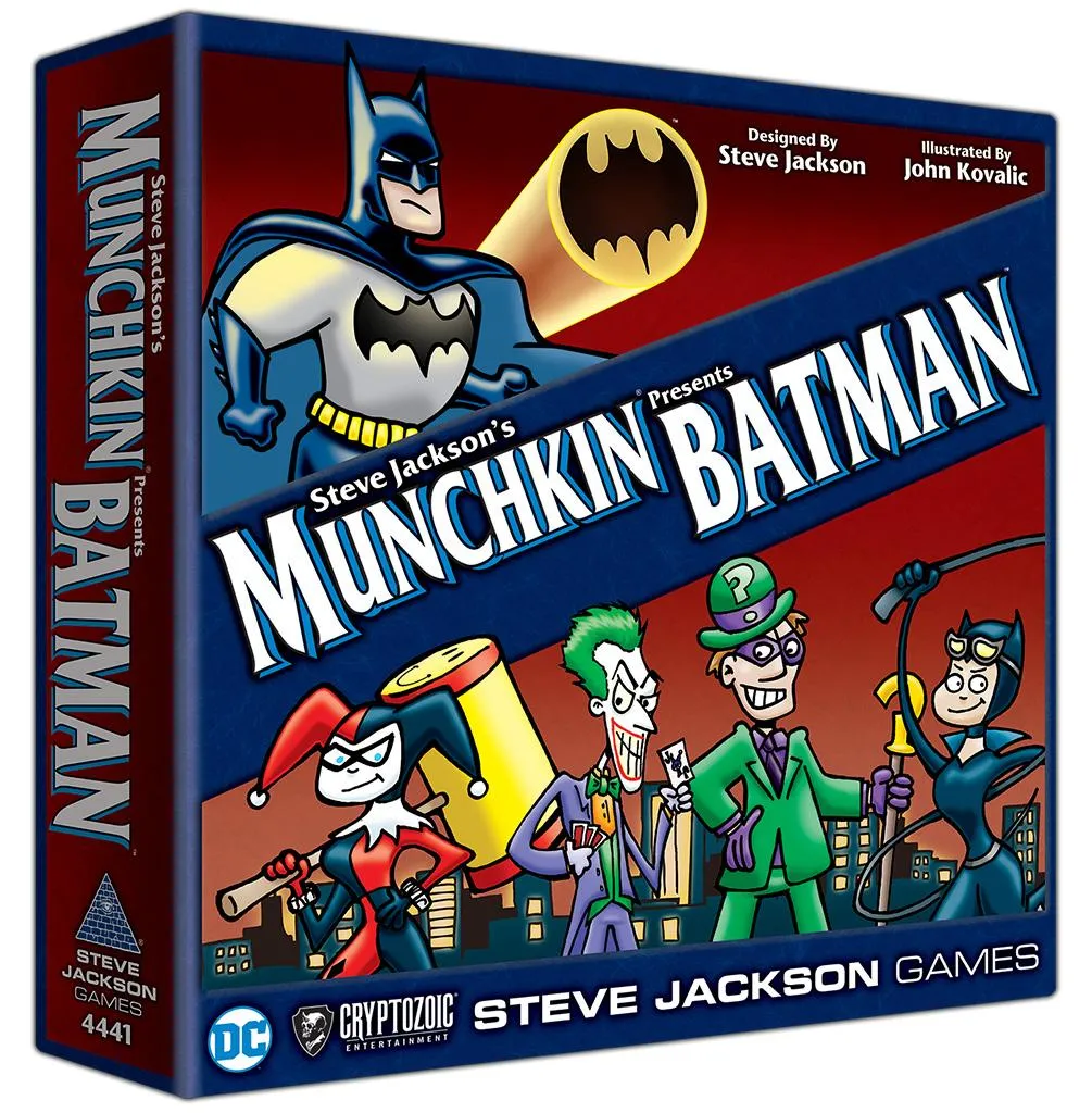 Munchkin Batman Jeu de Cartes - Édition Anglaise DC Comics Steve Jackson