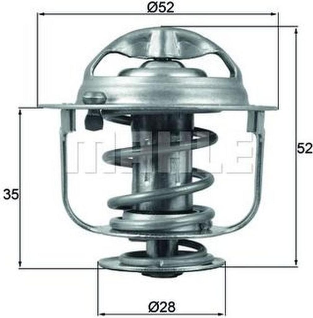 MAHLE Thermostat Kühlmittel 88°C für HONDA CIVIC VIII Hatchback (FN, FK) Jazz II Schrägheck (GD, GE3, GE2) Jazz III Schrägheck (GE, GG, GP, ZA)