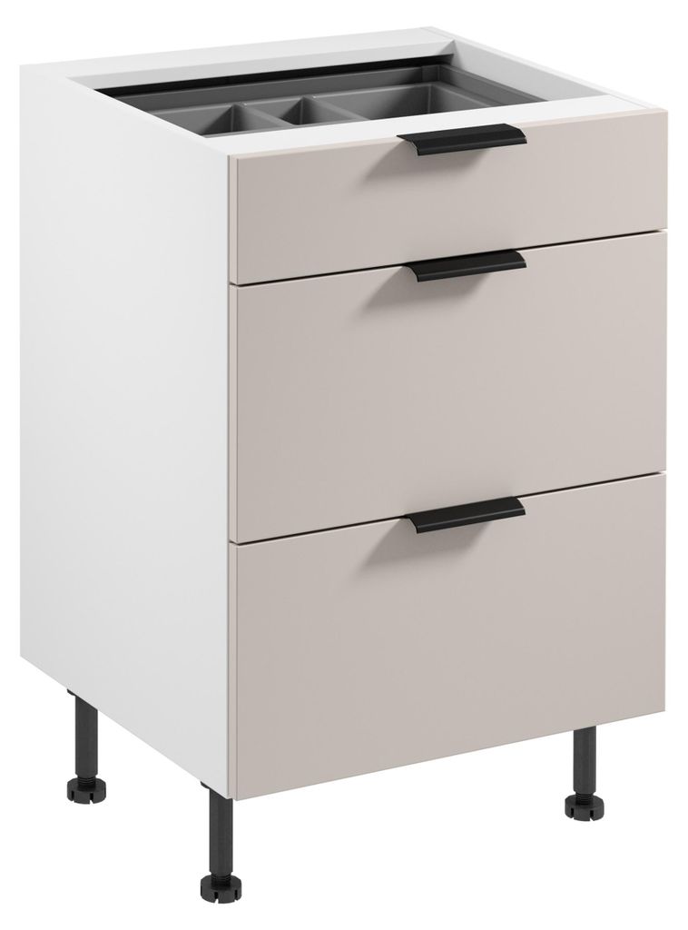 Mobile da cucina SALERNO con cassetti - larghezza 60 cm, Immagine del prodotto 